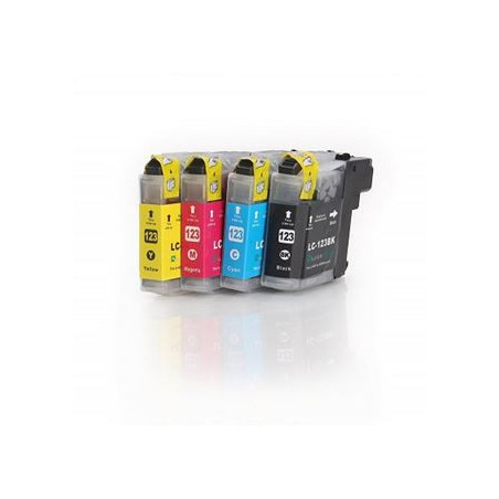 Cartuccia Brother LC121/123y comp