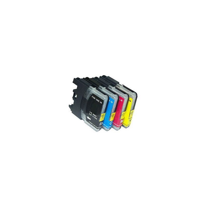 Cartuccia Brother LC980/985/1100 Comp. ciano
