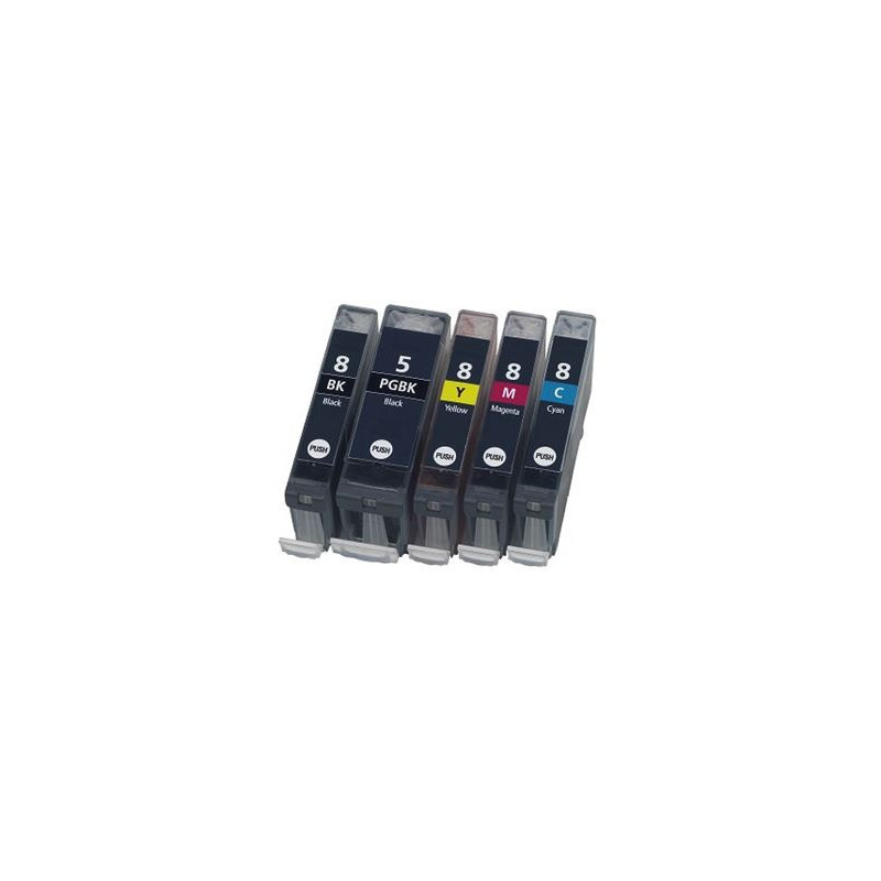 Cartuccia canon cli8K comp.+cip