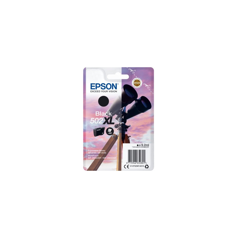Cartuccia Epson 502XL Originale Nero