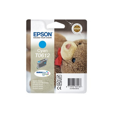 Cartuccia Epson T0612 Originale Ciano