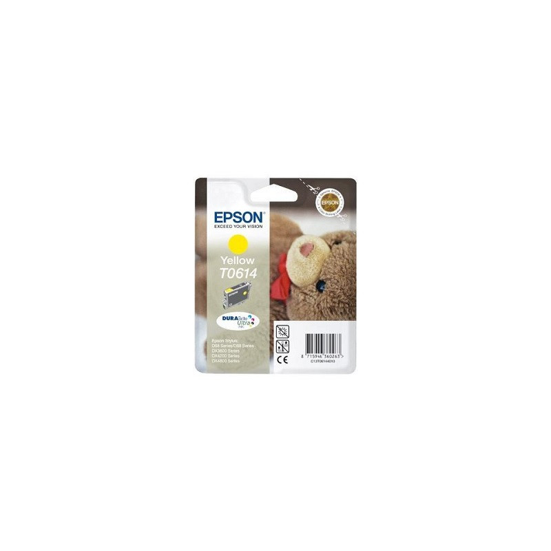Cartuccia Epson T0614 Originale Giallo