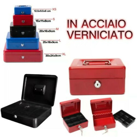 Cassetta portavalori 15x12x8