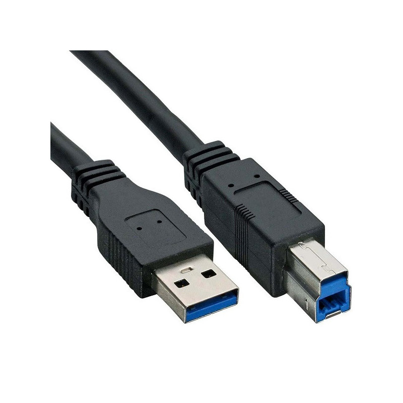 CAVO USB3 AM/BM 28AWG/24AWG NERO 1,8MT