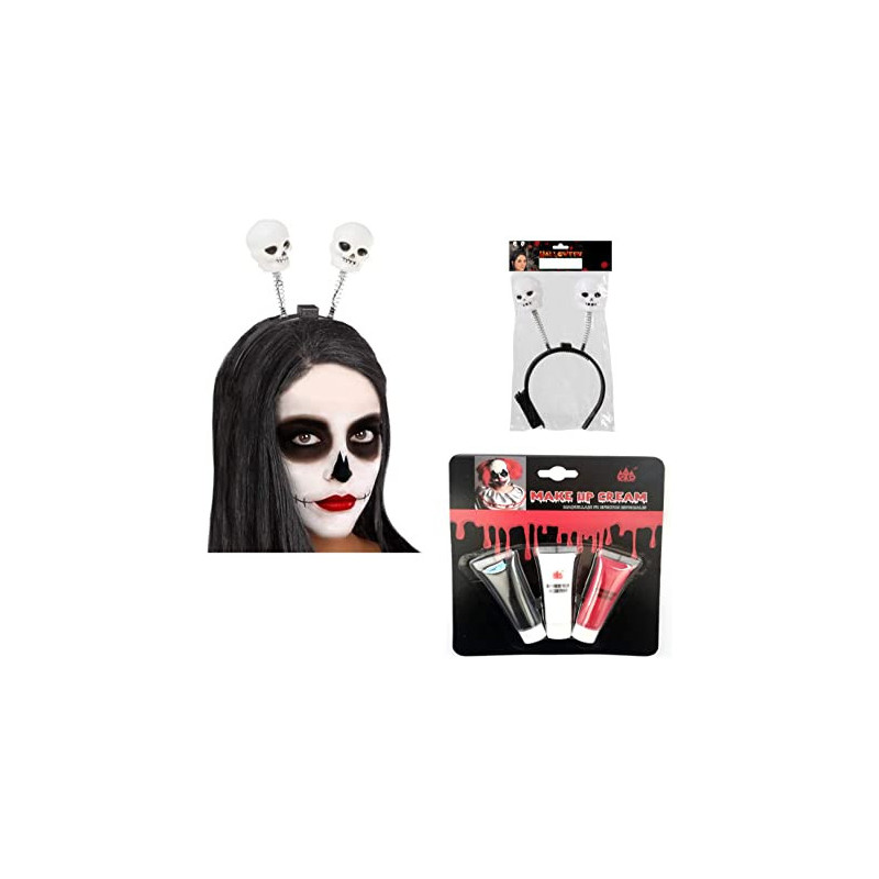 Cerchietto Halloween con Teschio