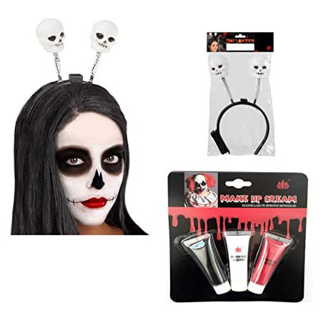 Cerchietto Halloween con Teschio