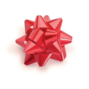 Coccarde 9 cm ROSSE cf da 80pz OFFERTA