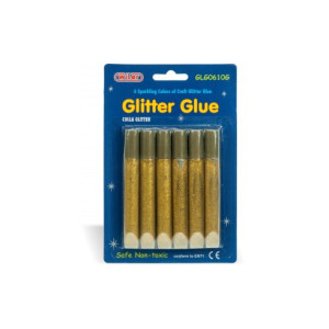 Colla Glitter oro 10ml 6pz