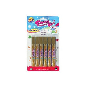 Colla glitter oro 6pz AV