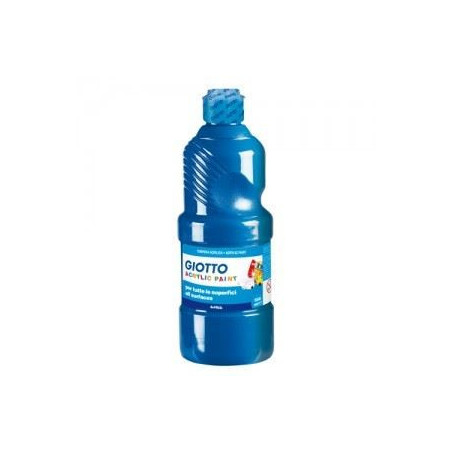 Colori a tempera acrilica ciano 500gr giotto