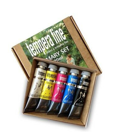 Colori a tempera fine 20ml x 5pz MAIMERI