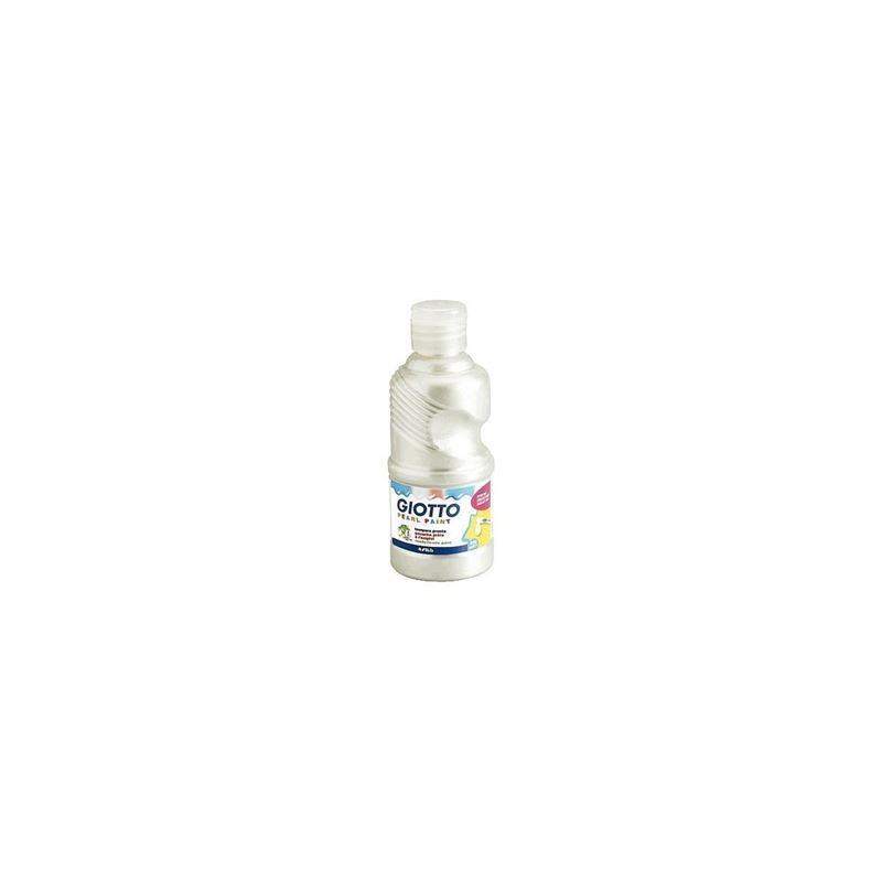 Colori a tempera perla Giotto bianco 250ml