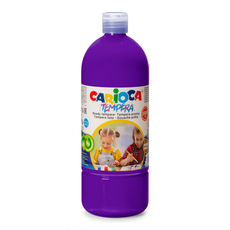 Colori a Tempera Pronta Carioca 1 lt. viola
