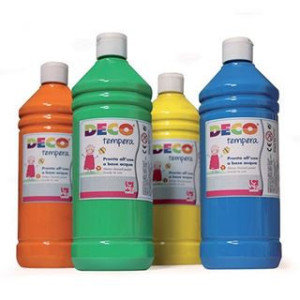 Colori a Tempera Pronta CWR 1 lt. verde