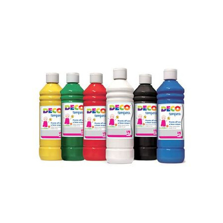 Colori a Tempera Pronta CWR 250ml giallo