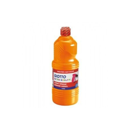 Colori a tempera pronta Giotto arancio da 1000ml
