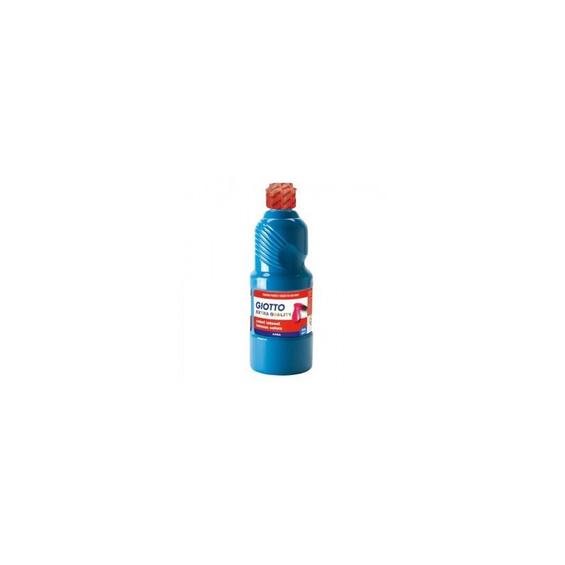 Colori a tempera pronta Giotto ciano da 500ml