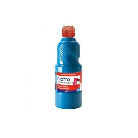 Colori a tempera pronta Giotto ciano da 500ml