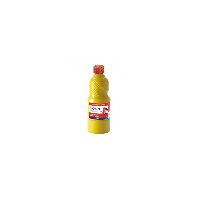 Colori a tempera pronta Giotto giallo scuro da 500ml