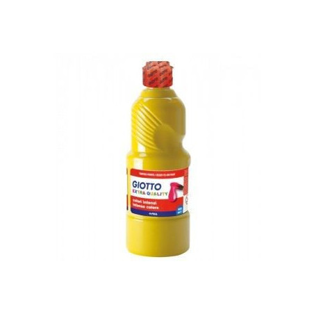 Colori a tempera pronta Giotto giallo scuro da 500ml