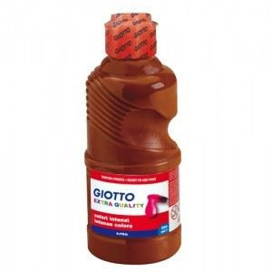 Colori a tempera pronta Giotto marrone da 250ml