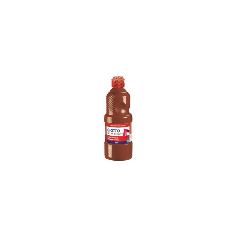 Colori a tempera pronta Giotto marrone da 500ml