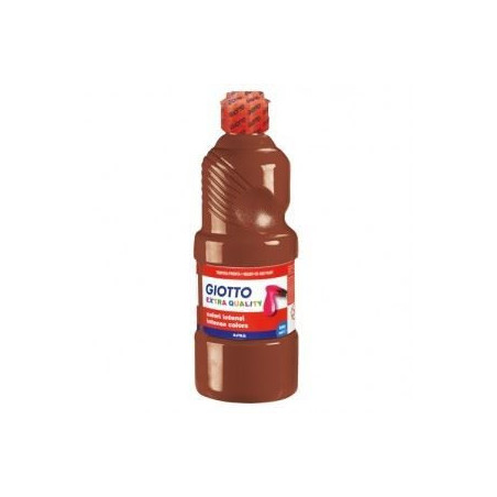 Colori a tempera pronta Giotto marrone da 500ml