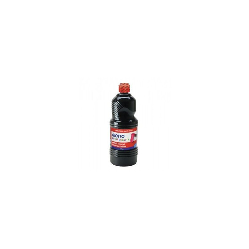 Colori a tempera pronta Giotto nero da 1000ml