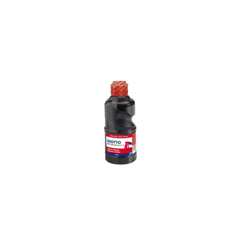 colori a tempera pronta Giotto nero da 250ml