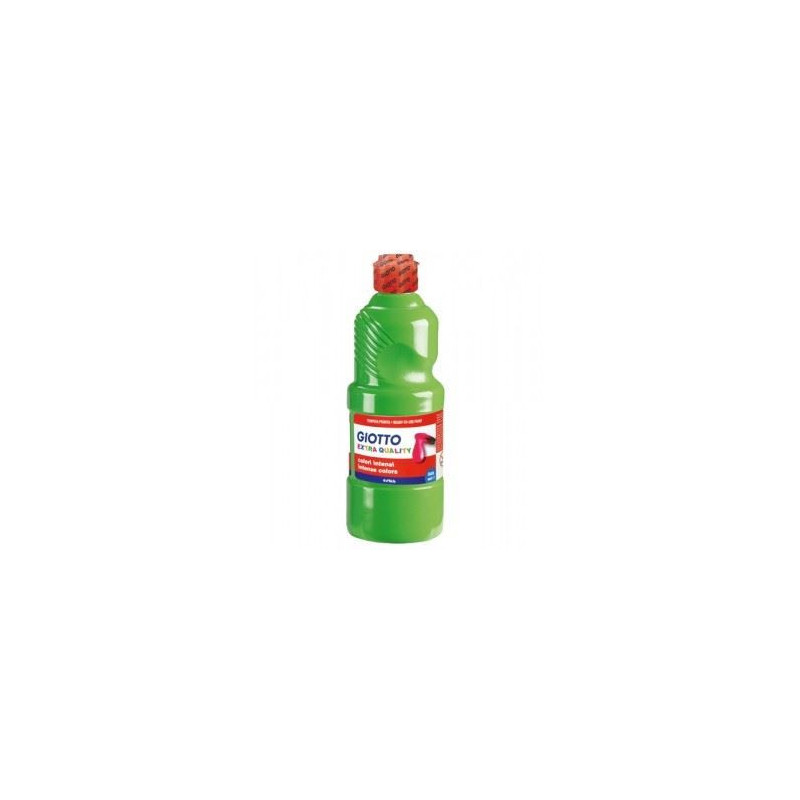 Colori a tempera pronta Giotto verde cinabro da 500ml