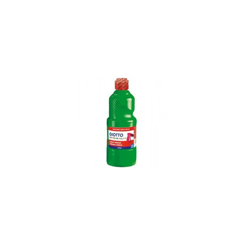 Colori a tempera pronta Giotto verde da 500ml