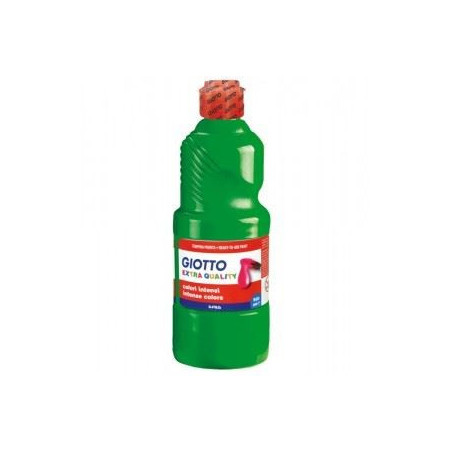 Colori a tempera pronta Giotto verde da 500ml