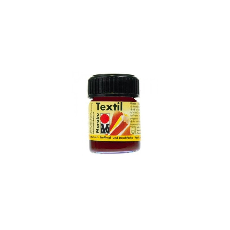 Colori Marabu per tessuto bruno scuro  da 15ml