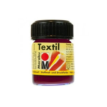 Colori marabu per tessuto rosa da 15ml