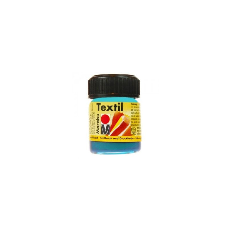 Colori Marabu per tessuto turchese da 15ml