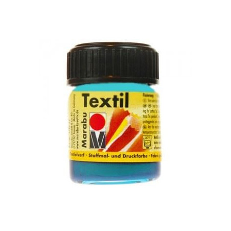 Colori Marabu per tessuto turchese da 15ml
