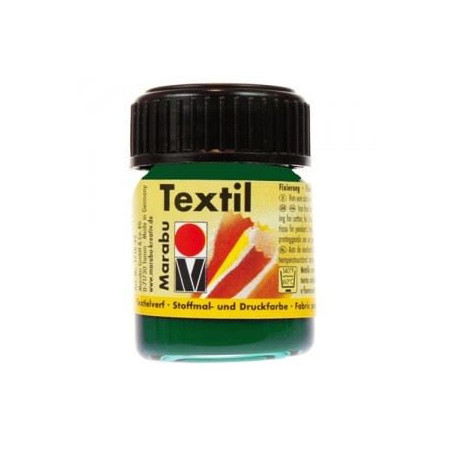 Colori Marabu per tessuto verde da 15ml
