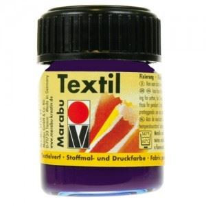 Colori Marabu per tessuto viola da 15ml