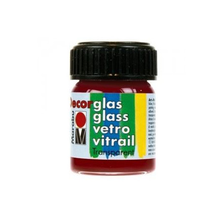 Colori Marabu per vetro bruno da 15ml