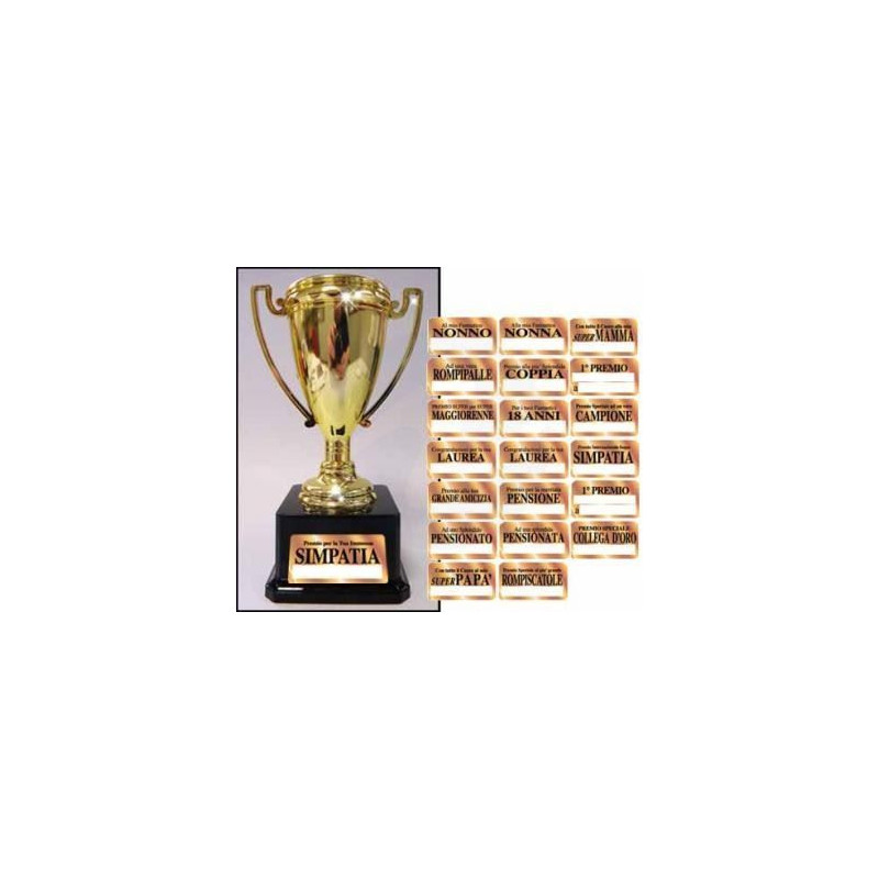 Coppa piccola vari eventi