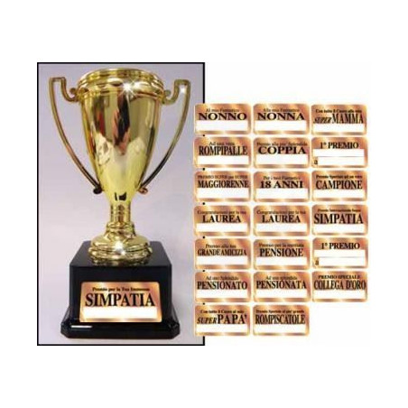 Coppa piccola vari eventi