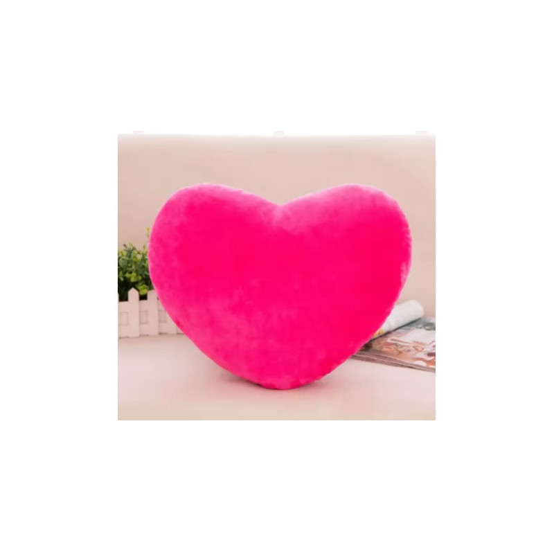 Cuscino Cuore stoffa 15cm rosa