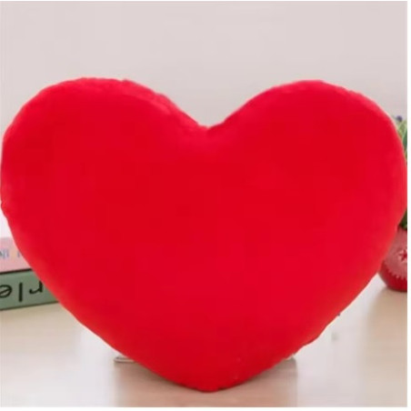Cuscino Cuore stoffa 20cm rosso