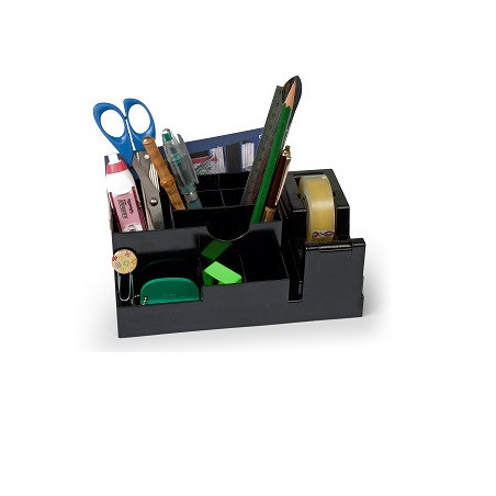 Desk organizer da scrivania nero