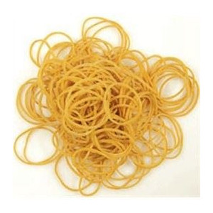Elastici in gomma gialli d.90 1 kg