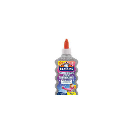 Elmers colla glitter argento 177ml