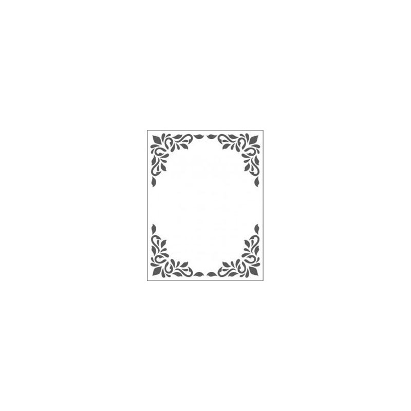 Embossing effetto rilievo 2d cornice decorativa