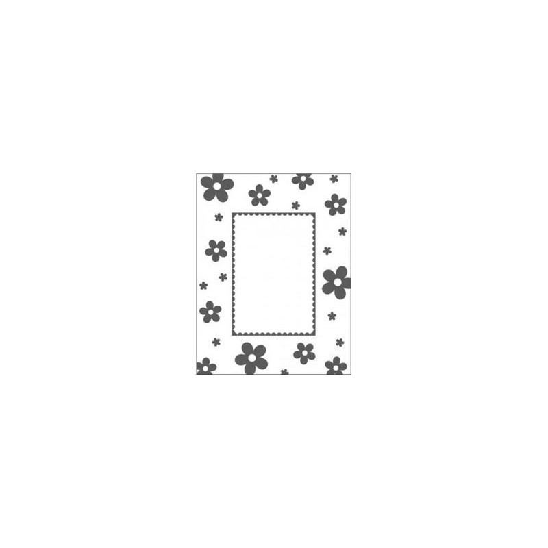 Embossing effetto rilievo 2d cornice decorativa
