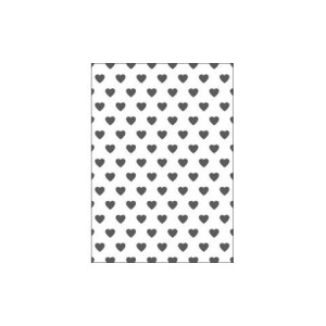 Embossing effetto rilievo 2d cuori