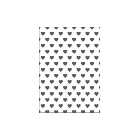 Embossing effetto rilievo 2d cuori